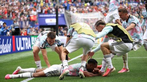 Belgium celebrate
