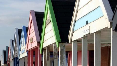 Beach huts