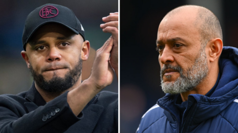 Vincent Kompany and Nuno Espirito Santo are the only two black Premier League managers