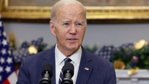 Biden speaking on Wednesday