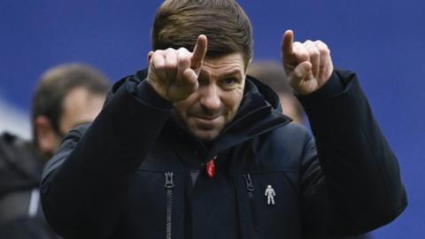 Rangers manager Steven Gerrard