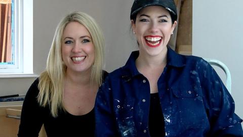 Meet the sisters whose painting business adds gloss to their music