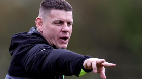 Northampton Saints defence coach Lee Radford 