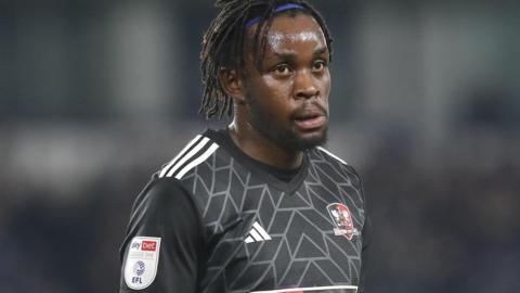 Admiral Muskwe in action for Exeter City