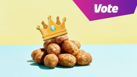 potatoes with a crown