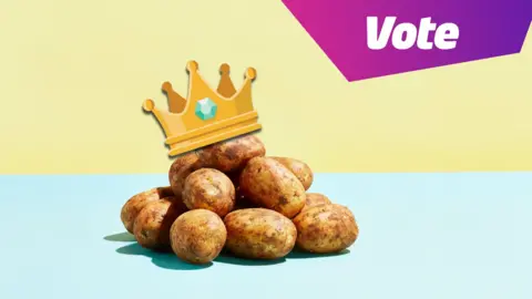 potatoes with a crown