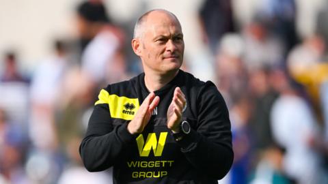 Millwall manager Alex Neil pictured clapping