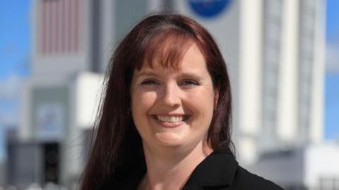 Susie Allen-Sierpinski at a Nasa base in Florida