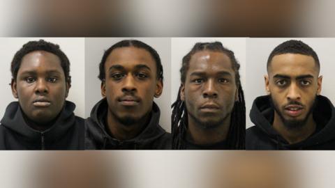 The four convicted men
