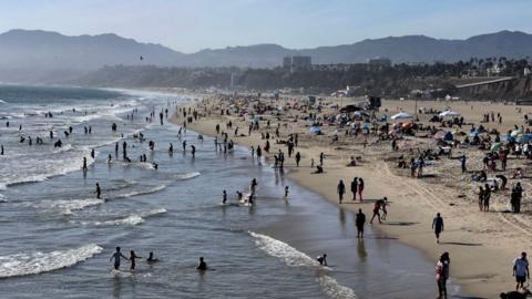 Beach in California