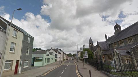 Priory Street in Carmarthen