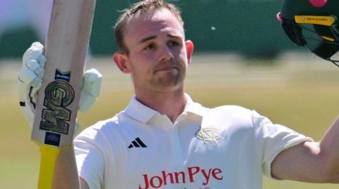 Jack Haynes celebrates century