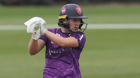 Jodi Grewcock cuts the ball away for Essex women