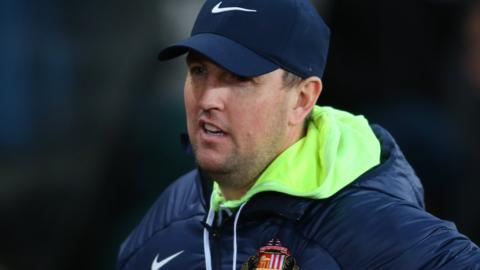 Mike Dodds in his cap and hoodie at the Sunderland-Leeds game