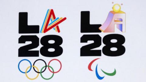 LA28 signs