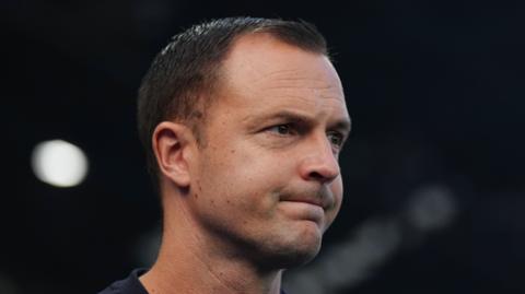Chris Davies looks disappointed with Birmingham City