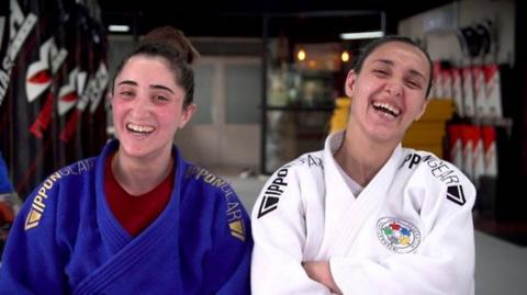 Sanda Aldass and Muna Dahouk