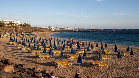 Playa Dorada in Lanzarote in November 2020