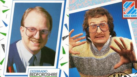 Old presenter images of Gavin and Steve from the 1980s