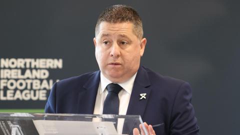 Northern Ireland Football League chairman Gerard Lawlor