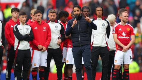 Ruben Amorim won seven Premier League games as Manchester United head coach after replacing Erik ten Hag in November