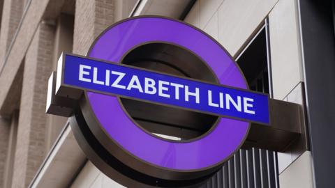 Elizabeth Line sign