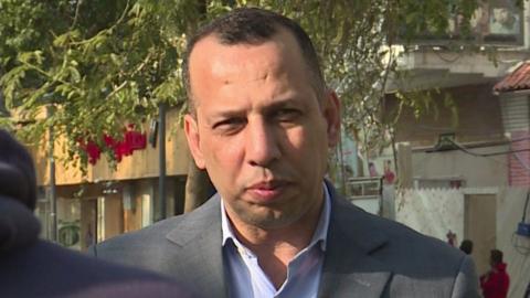 File photo from 2019 of Hiasham al-Hashimi, an expert in Iraqi armed groups who was killed on 6 July 2020