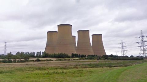 High Marnham power plant before demolition