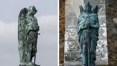 St Michael the Archangel statue