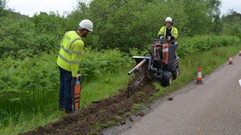 Digging work at Skerray