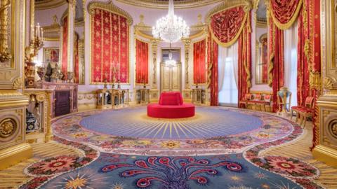 The Royal Pavilion in Brighton, East Sussex opens the newly restored Saloon to visitors this weekend Saturday 8th September 2018.