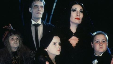 Members of the cast of the Addams Family film