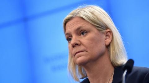 Swedish Social Democratic Party leader Magdalena Andersson