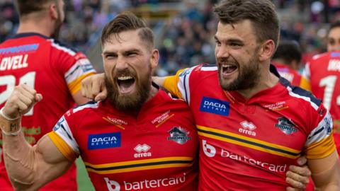 London Broncos celebrate