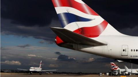 British Airways flight