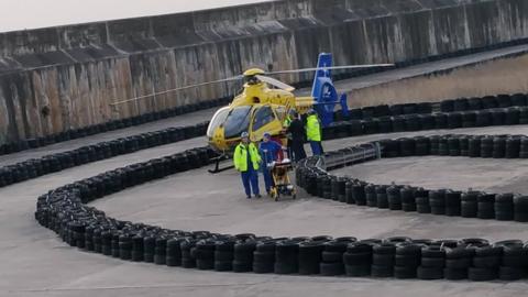 Rescue on Blackpool Prom