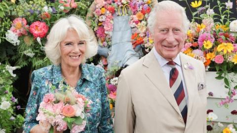 Charles and Camilla at Sandringham Flower Show