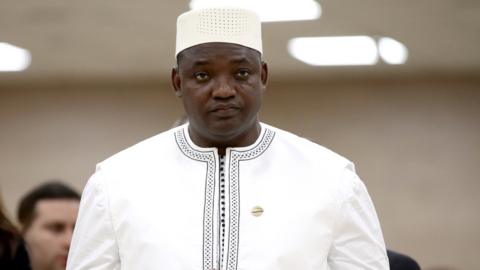 President of The Gambia Adama Barrow