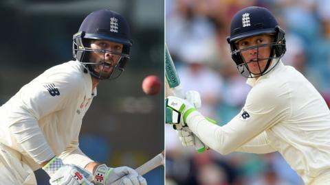 Ben Foakes (left) and Keaton Jennings