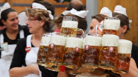 Oktoberfest waitress