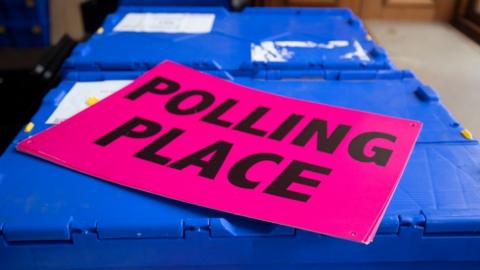 ballot boxes