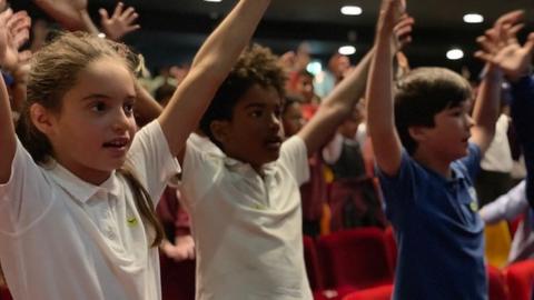 Magdalen College School community opera audience