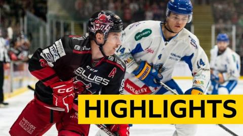 Cardiff Devils forward Trevor Cox in action against Fife Flyers