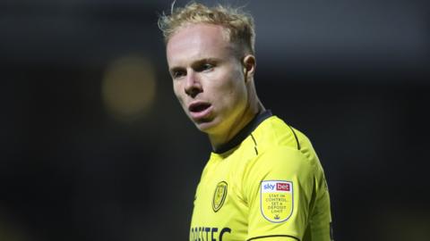 Ryan Broom in action for Burton Albion