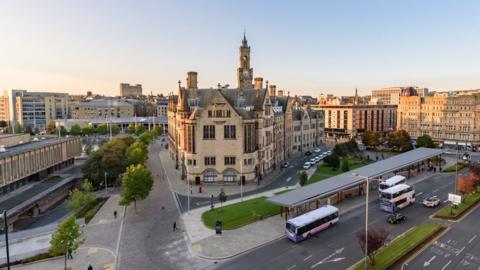 Bradford skyline view