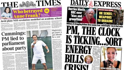 The Times and Daily Express