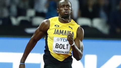 Usain Bolt for race
