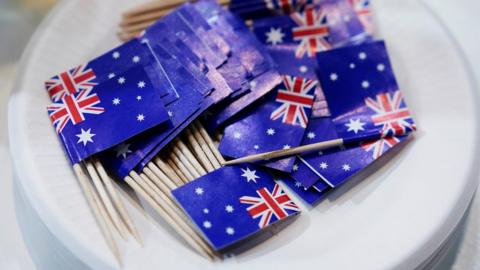 Australia flags