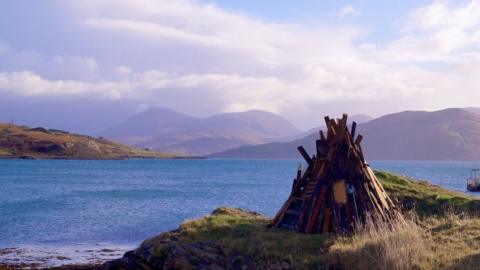 Bonfire on Raasay