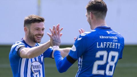 Greg Kiltie set up the opening goal for Kyle Lafferty